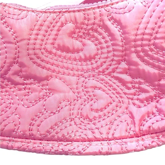 Embroidery Heart Mini Hobo Crossbody Handbag - Picture 6 of 12